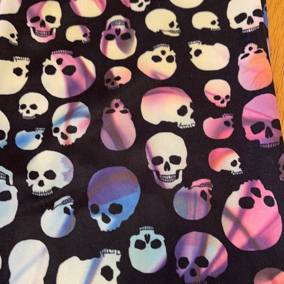 SKULL LEGGINGS SIZE 14 - Picture 4 of 4
